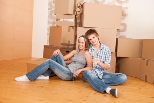 Man with van helping with a local move in Finchley