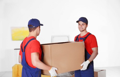 Moving team managing access and transport for a Finchley business