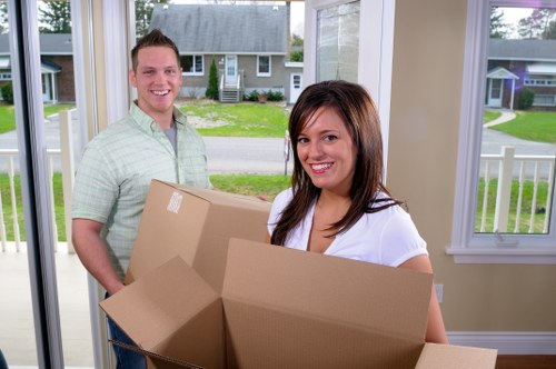 Careful packing and loading for a residential move in Finchley