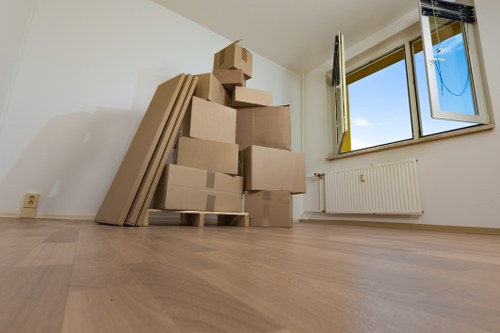 Local removal team loading furniture for a Finchley same day move