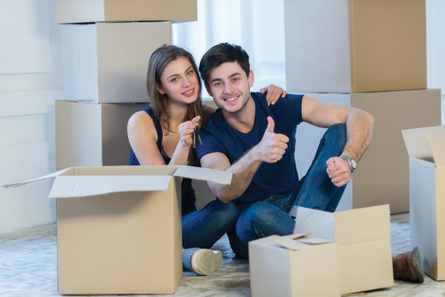 Professional man and a van Finchley service for everyday moves