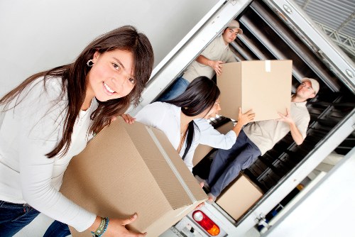 Man and van assisting a business move in Finchley